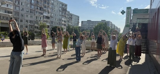 В рамках мероприятий недели продвижения здорового образа жизни Министерством здравоохранения РФ, коллектив ГБУ ТО "Фармация" принял участие в производственной зарядке
