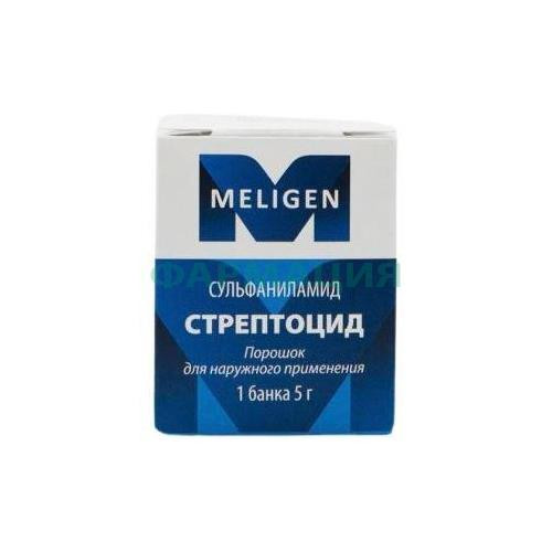 Стрептоцид порошок для наружного применения 5г №1