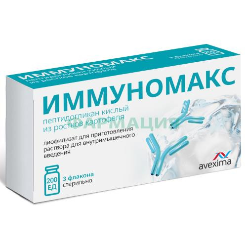 Иммуномакс лиофилизат для приготовления раствора для внутримышечного введения 200ед №3 Иммуномакс лиофилизат для приготовления раствора для внутримышечного введения 200ед №3