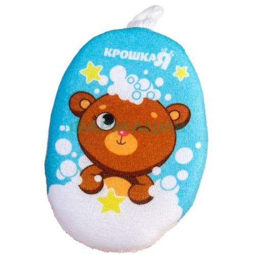 Крошка я мочалка мишка махровая /арт 4756860/