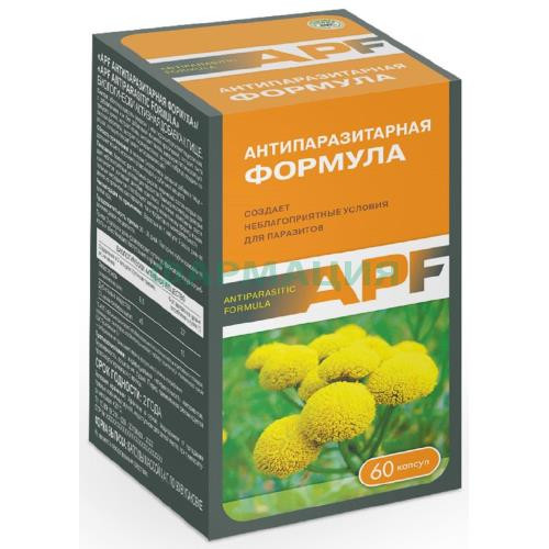 Apf антипаразитарная формула капсулы 400мг №60 Apf антипаразитарная формула капсулы 400мг №60