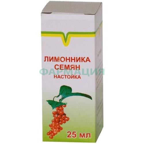Лимонника семян  настойка 25мл