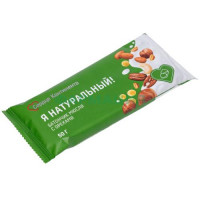 Сердце континента я натуральный! батончик-мюсли 50г ореховый микс