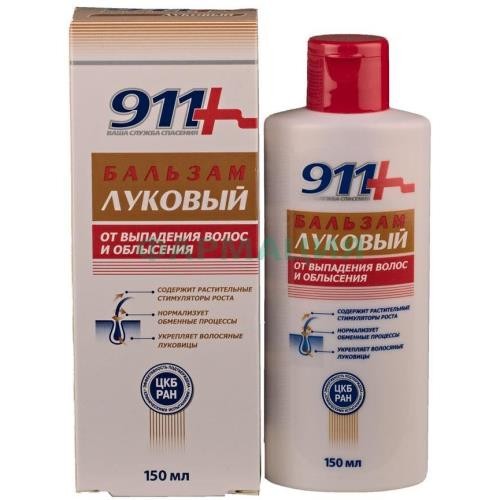 911 ваша служба спасения бальзам для волос 150мл луковый п/выпад. и облысения 911 ваша служба спасения бальзам для волос 150мл луковый п/выпад. и облысения