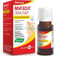 Мизол эвалар раствор для наружного применения 1% 10мл