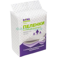 Бона менте пеленки впитывающие 60x60 №30
