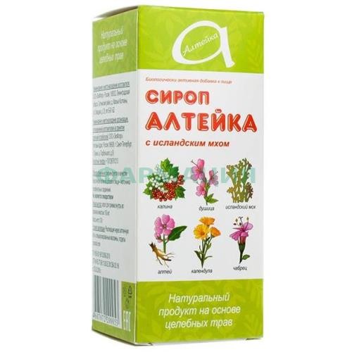 Алтейка сироп +  исландс. мох 100мл.фл.