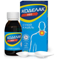 Коделак нео раствор для приема внутрь 1.5мг/мл 100мл в комплекте с ложкой мерной
