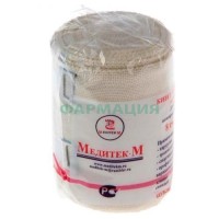 Медитек бинт медицинский эластичный вр 8х300см застежка