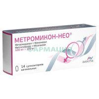 Метромикон-нео суппозитории вагинальные 500мг + 100мг №14