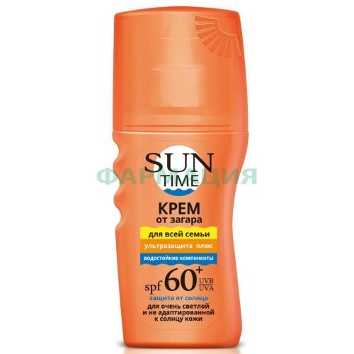 Сан тайм крем-спрей 150мл ультразащита плюс д/всей семьи spf60 +