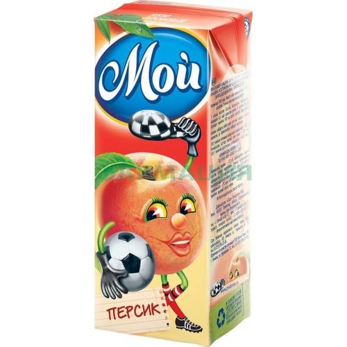 Мой нектар 200мл персик с мякотью