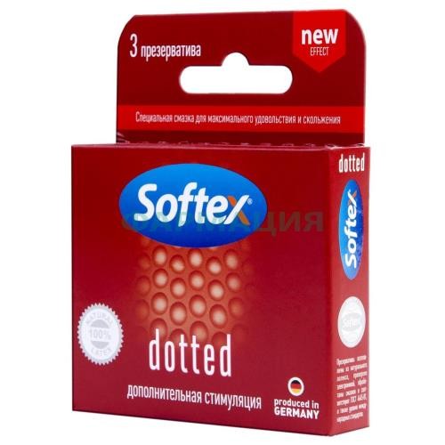 Софтекс презерватив dotted доп. стимуляция №3 [softex]