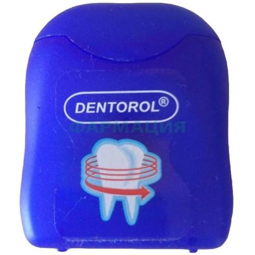 Денторол зуб.нить мятн. 65м. вощенная а/септич. [dentorol]