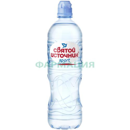 Святой источник вода питьевая негазированная 0,75л спорт пэт