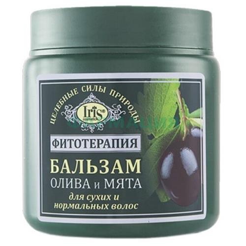 Ирис фитотерапия бальзам для волос 500мл олива + мята