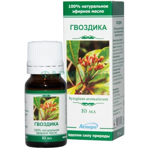 Аспера масло эфирное 10мл гвоздика Аспера масло эфирное 10мл гвоздика