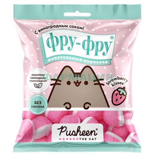 Фру-фру мармелад жевательный 80г pusheen с виноград соком