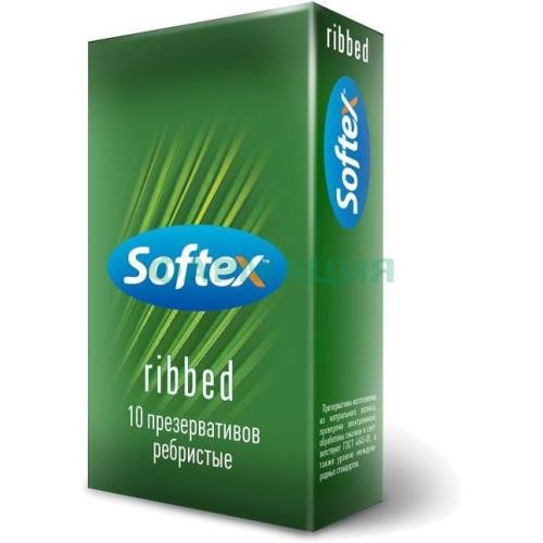 Софтекс презерватив ribbed ребристые №10 [softex]