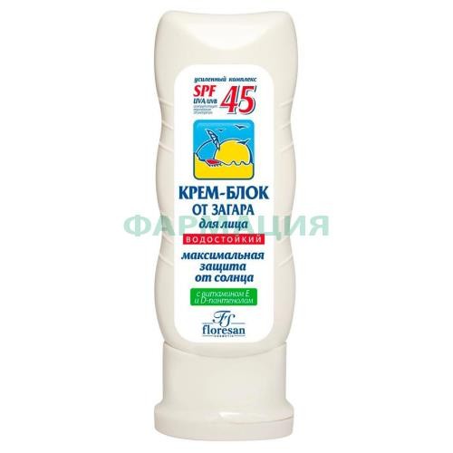 Флоресан крем-блок 60мл д/лица от загара макс. защита spf45
