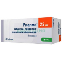 Риолма таблетки покрытые пленочной оболочкой 25мг №30