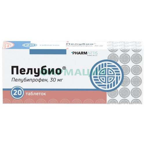 Пелубио таблетки 30мг №20 Пелубио таблетки 30мг №20