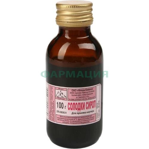 Солодки сироп 100г