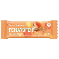 Сердце континента гематоген детский плитка 30г классический с 3-х лет
