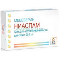 Ниаспам капсулы с пролонгированным высвобождением 200мг №30