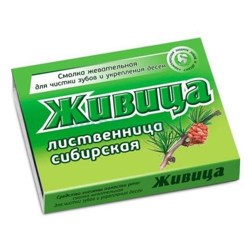 Живица таежная смолка жевательная №5 лиственница