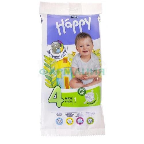 Хэппи подгузники макси 8-18кг №1 [bella happy]