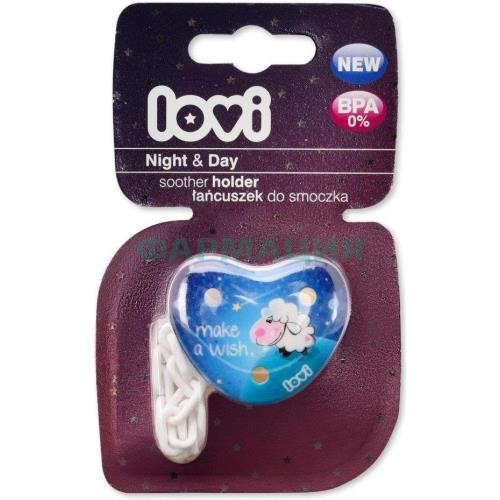 Лови клипса-держатель для пустышки night&day