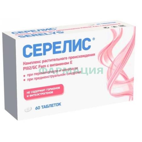 Серелис таблетки 378мг №60