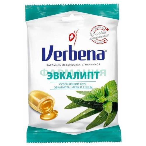 Вербена леденцовая карамель 60г начинка эвкалипт