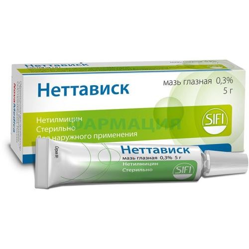 Неттависк мазь глазная 0,3% 5г Неттависк мазь глазная 0,3% 5г