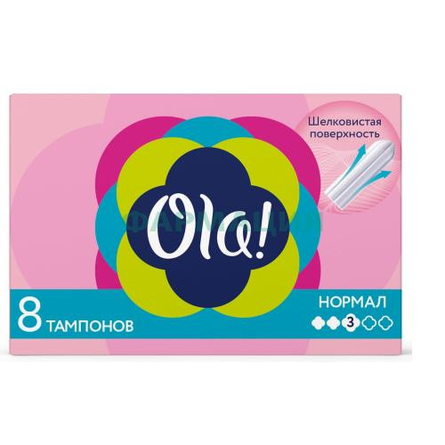 Ола тампоны №8 шелк поверхн нормал Ола тампоны №8 шелк поверхн нормал