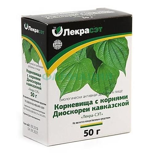 Диоскореи кавказской корневища и корни измельченные 50г