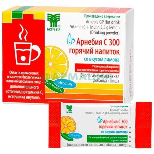 Арнебия с 300 порошок для приготовления напитка 5,5г №10 горячий напиток вкус лимон бад