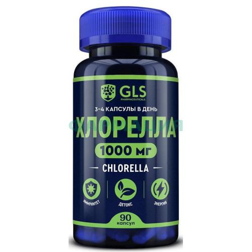 Джи эл эс хлорелла капсулы 1000мг 340мг №90 Джи эл эс хлорелла капсулы 1000мг 340мг №90