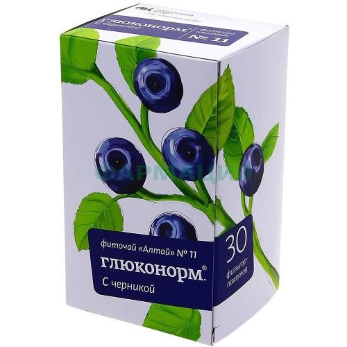 Алтай фиточай 2г №30 глюконорм с черникой №11