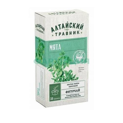 Алтайский травник фиточай 50г мяты листья