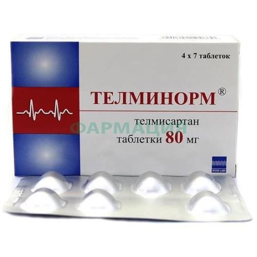 Телминорм таблетки 80мг №28