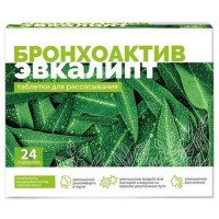 Бронхоактив эвкалипт таблетки для рассасывания №24