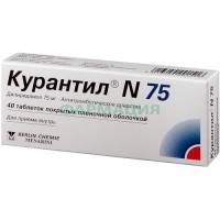 Курантил n 75 таблетки покрытые пленочной оболочкой 75мг №40