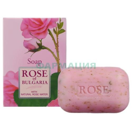 Роуз оф болгария мыло лепестки роз 100мл. [rose of bulgaria]
