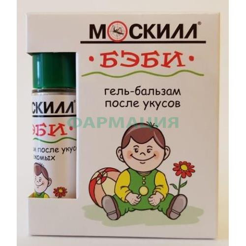Москилл бэби гель-бальзам 12мл после укусов Москилл бэби гель-бальзам 12мл после укусов