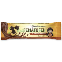 Сердце континента гематоген плитка 50г (10г №5) в тёмной глазури