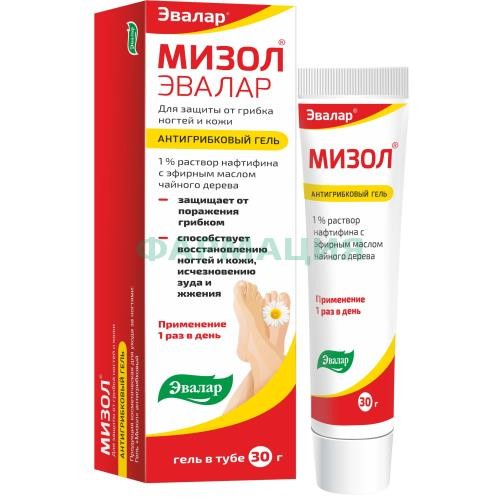 Эвалар мизол гель 1% 30г Эвалар мизол гель 1% 30г