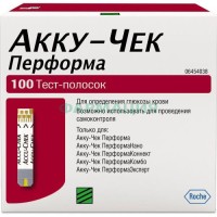 Акку-чек перформа тест-полоска №100 (50х2)