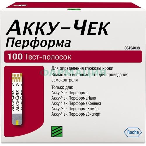 Акку-чек перформа тест-полоска №100 (50х2)